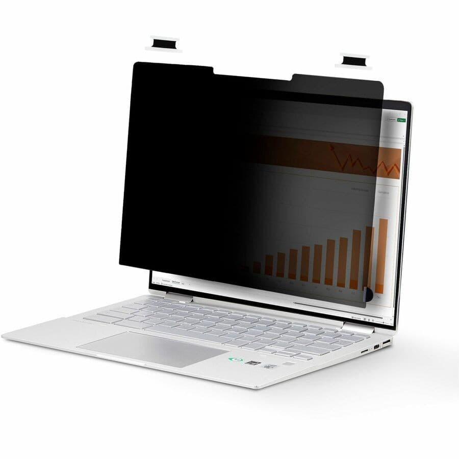 StarTech.com 13.5-inch 3:2 Flip-Over Privacy Screen w/Touch, Anti-Glare Privacy Filter, Laptop Monitor Screen Protector, Blue Light Filter