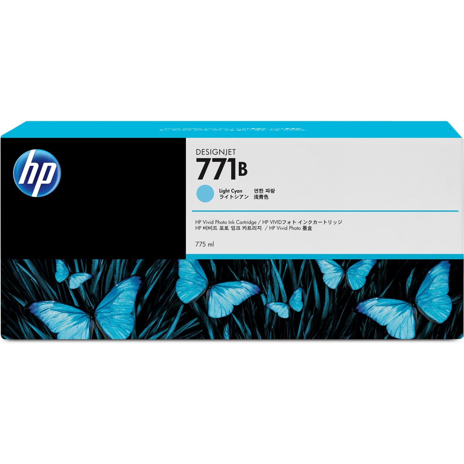 HP 771B Original Inkjet Ink Cartridge - Light Cyan - 3 / Pack