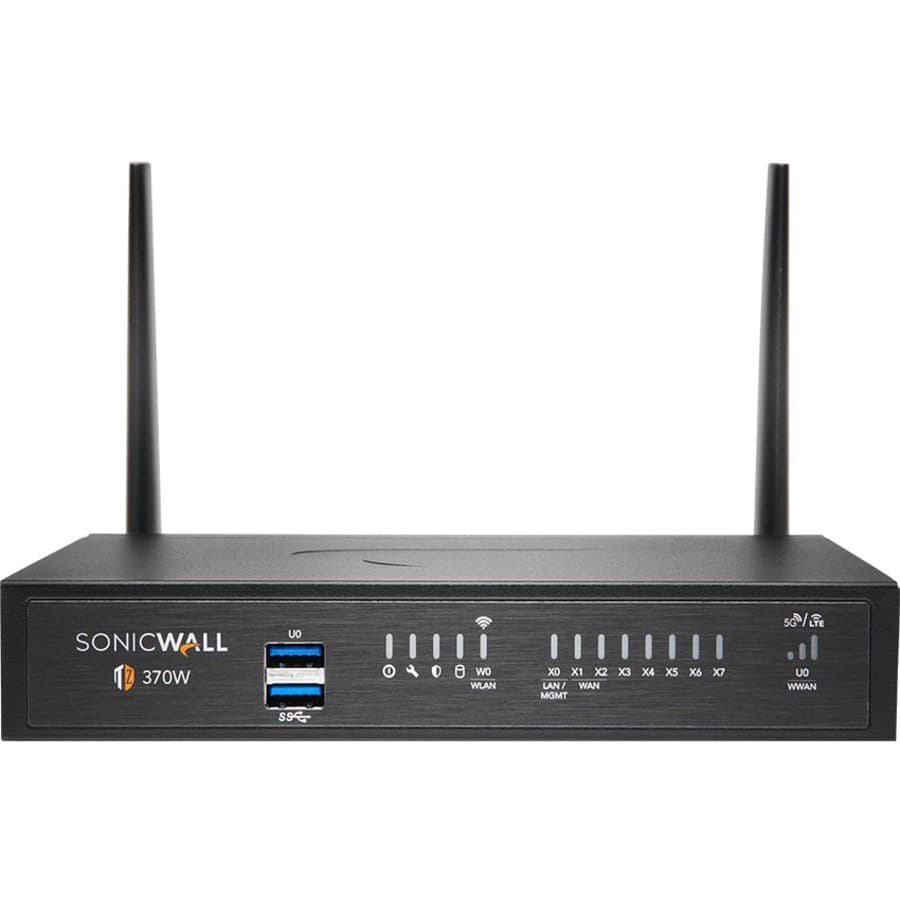 SonicWall TZ370W Network Security/Firewall Appliance Support/Service - TAA Compliant