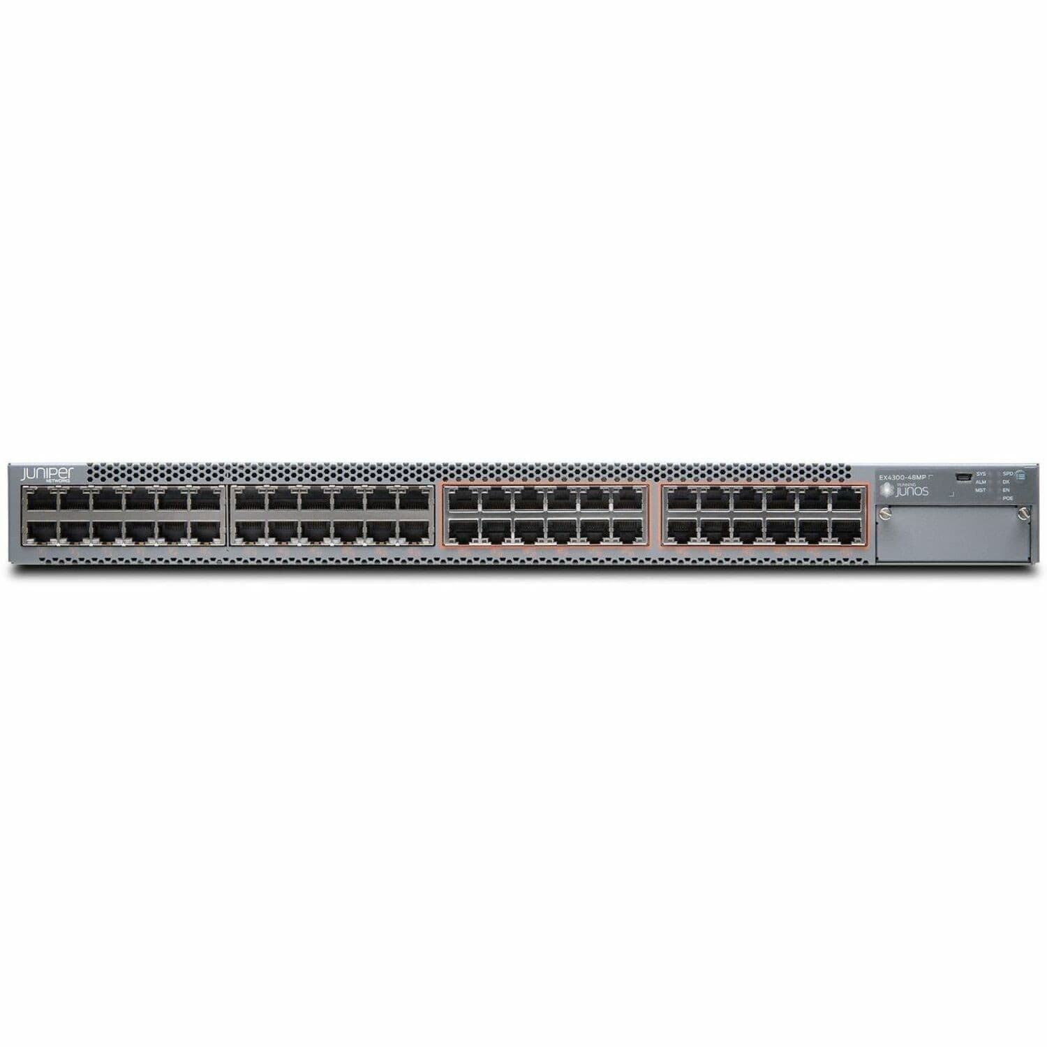 Juniper EX4300 EX4300-48MP 48 Ports Manageable Layer 3 Switch - Gigabit Ethernet, 10 Gigabit Ethernet - 10/100/1000Base-T, 10GBase-T