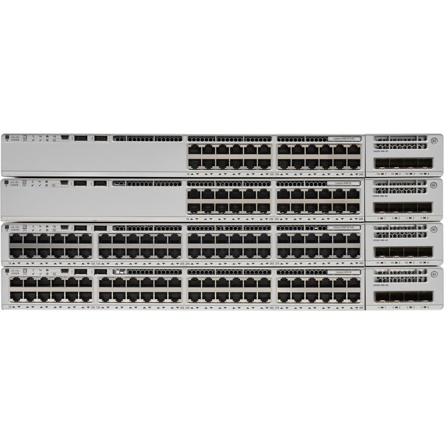 Cisco Catalyst 9200 C9200-48P 48 Ports Manageable Layer 3 Switch - Refurbished