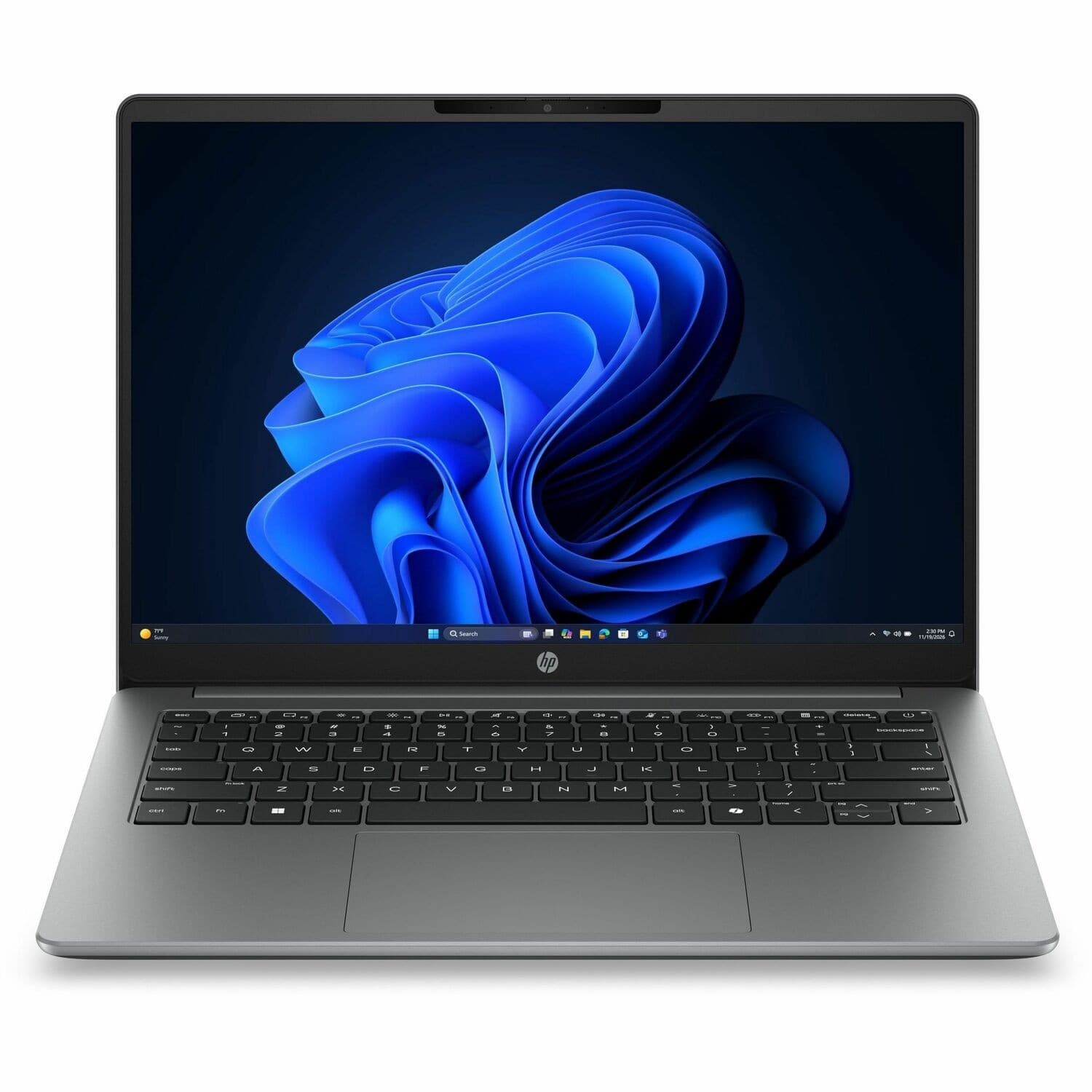 HP 200 G2a 14" Notebook - WUXGA - AMD Ryzen 5 Ryzen 7000 Series 7520U - 512 GB SSD - Meteor Silver