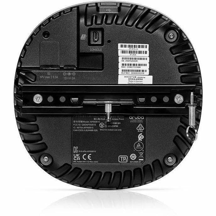 HPE AP-615 Tri Band Wi-Fi 6E IEEE 802.11 a/b/g/n/ac/ax 3.60 Gbit/s Wireless Access Point - Indoor