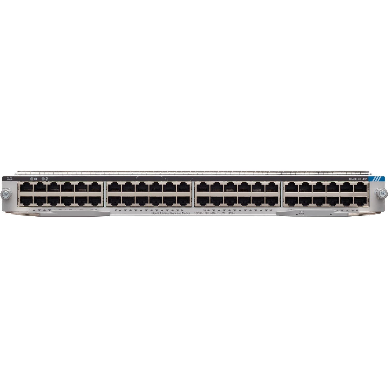 Cisco C9400-LC-48P Expansion Module - 48 x RJ-45 10/100/1000Base-T POE+ LAN
