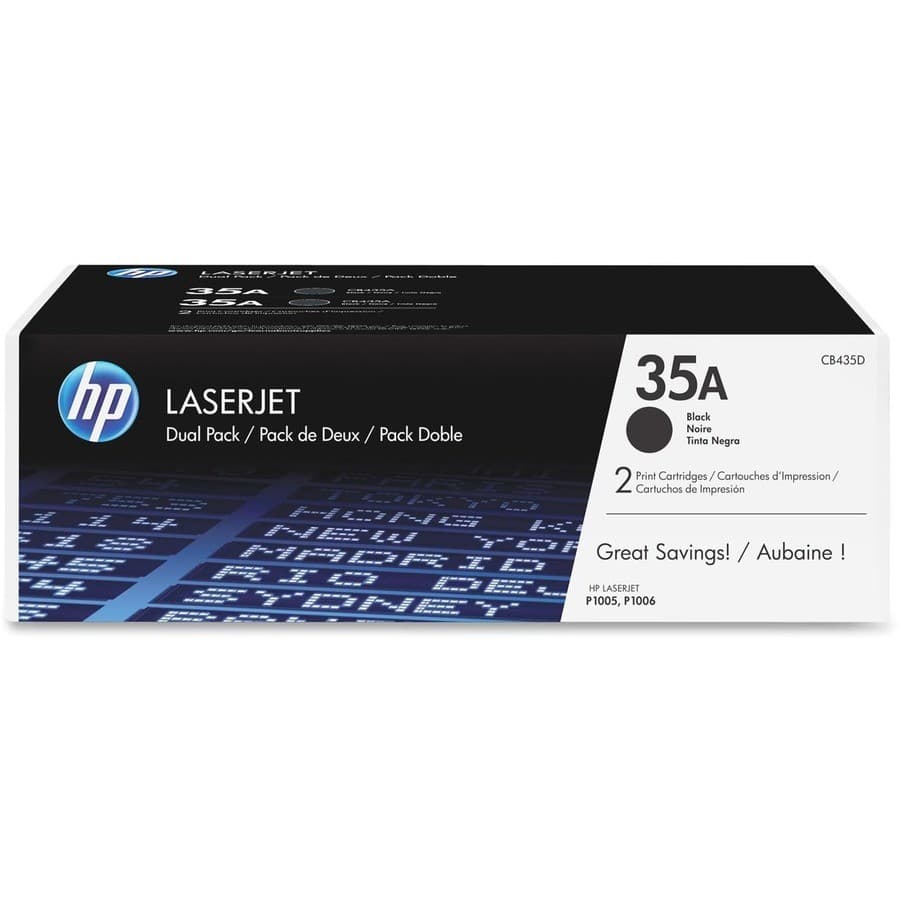 HP 35A Original Laser Toner Cartridge - Black - 2 / Box