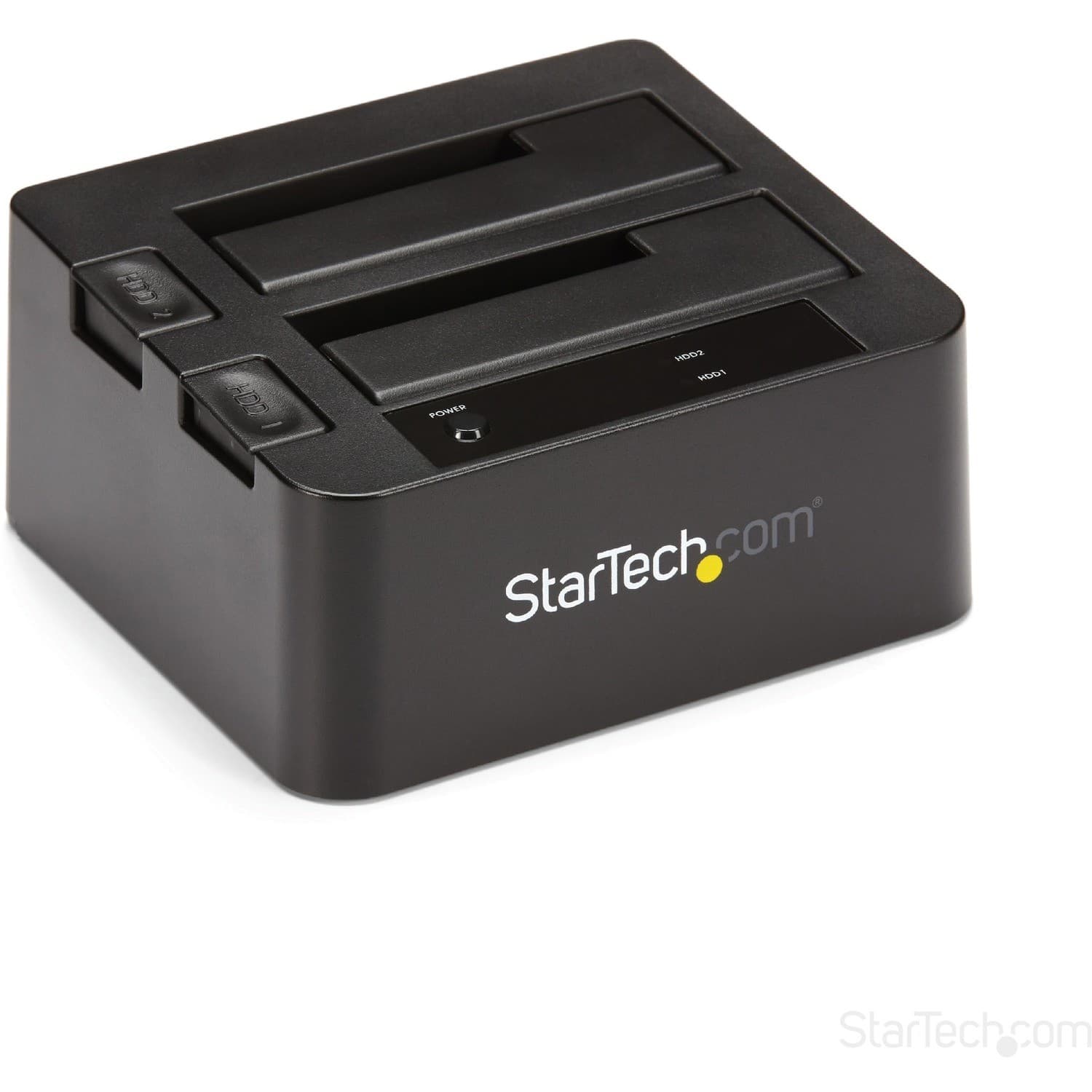 StarTech.com Dual-Bay USB 10Gbps to SATA Hard Drive Docking Station, 2.5/3.5" SATA I/II/III, SSD/HDD Dock, USB Hard Drive Bay, Top-Loading