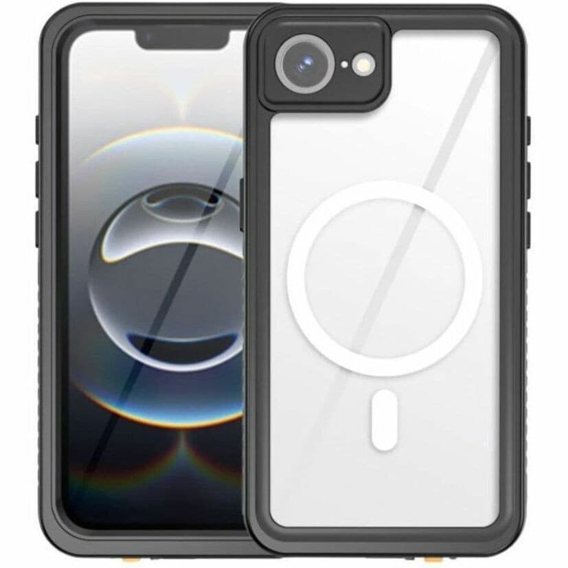 Strike Rugged Case for Apple iPhone 16e Smartphone - Black, Clear - 1