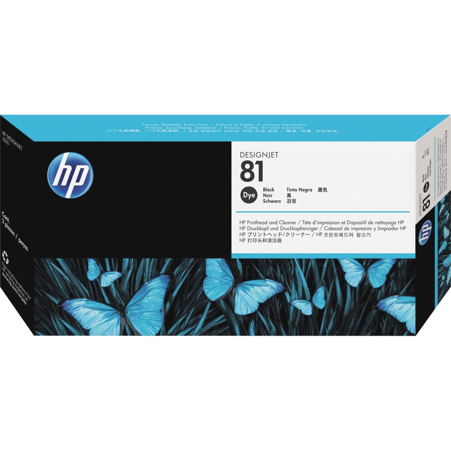 HP 81 (C4950A) Original Inkjet Printhead - Single Pack - Black Pack