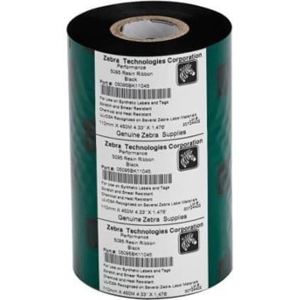 Zebra Thermal Transfer, Direct Thermal Ribbon - Black Pack