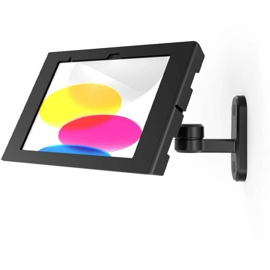 iPad 10th-11th (A16) Gen, Apex Enclosure Swing Wall Mount Black