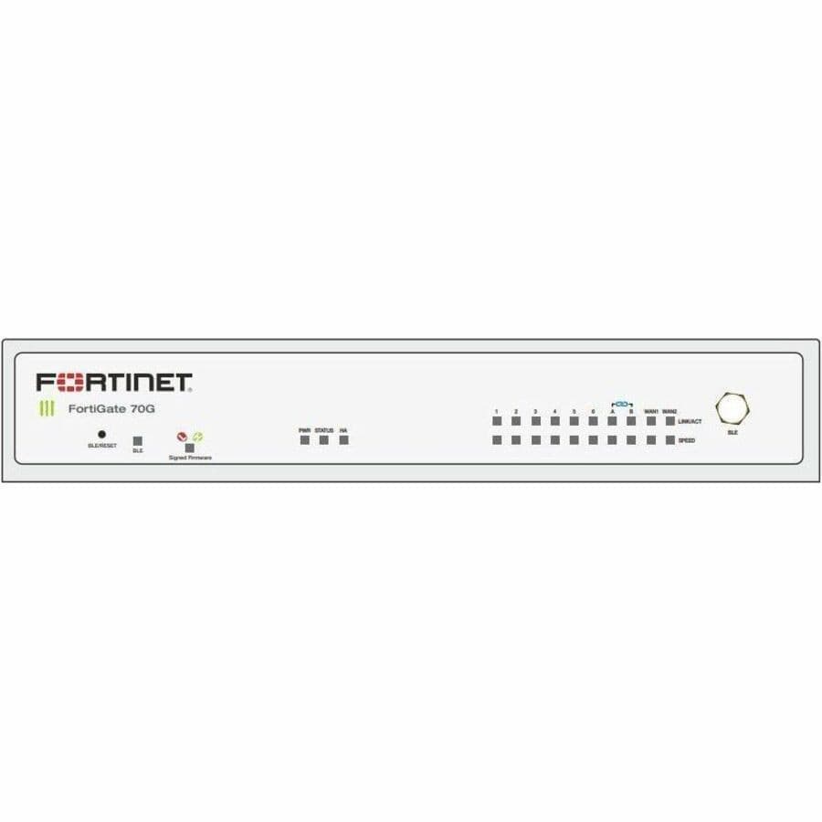 Fortinet FortiGate FG-71G Network Security/Firewall Appliance - 1 Year FortiCare Premium and FortiGuard Enterprise Protection