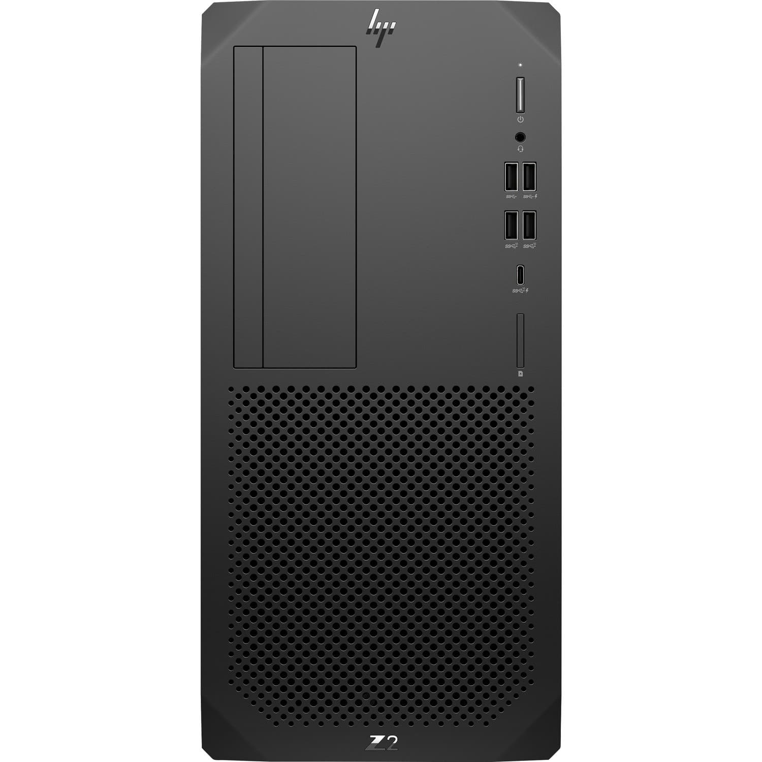 HP Z2 G5 Workstation - 1 Core i9 10th Gen i9-10900 - vPro Technology - 32 GB - 2 TB HDD - 1 TB SSD - Tower - Black