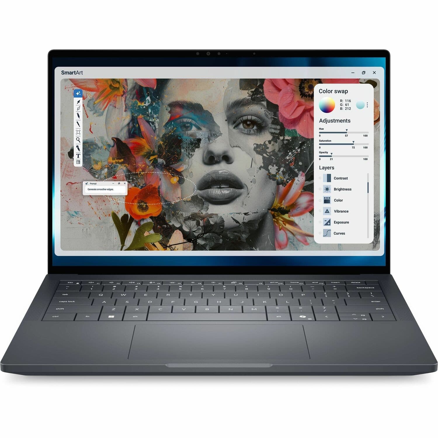 Dell Pro Precision 7 PW714260 14" Touchscreen Copilot+ PC Mobile Workstation - QHD+ - 60 Hz - Intel Core Ultra 7 Series 3 356H - 32 GB - 1 TB SSD - English (US) Keyboard