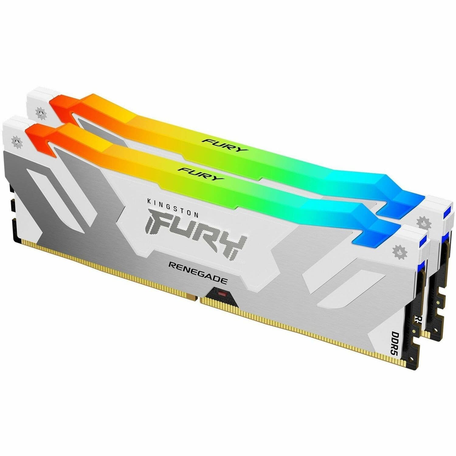 Kingston FURY Renegade RAM Module for Motherboard - 32 GB (2 x 16GB) - RGB - DDR5-8000/PC5-64000 DDR5 SDRAM - 8000 MHz Single-rank Memory - CL38 - 1.45 V