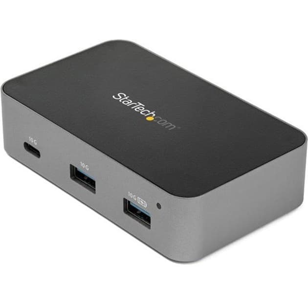 StarTech.com USB/Ethernet Combo Hub - USB 3.1 Type C - External - Black, Space Gray