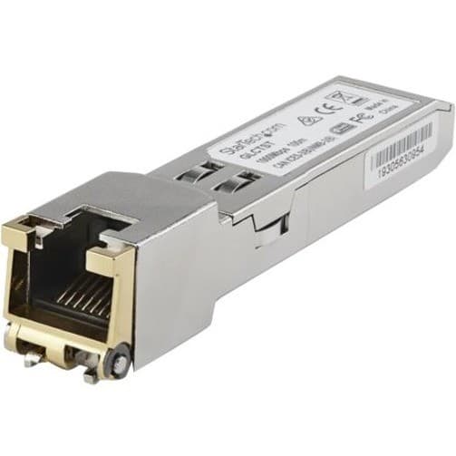 StarTech.com SFP (mini-GBIC) - 1 x RJ-45 Duplex 1000Base-T LAN - 1 Each