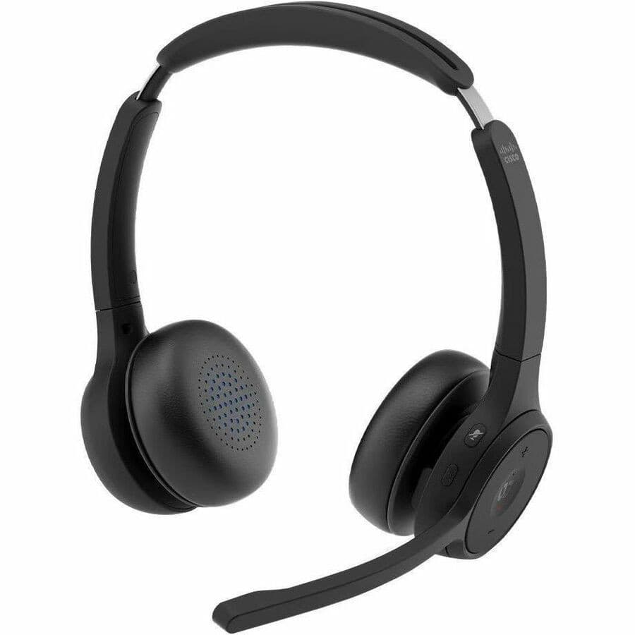 Cisco On-ear Stereo Headset - Carbon Black