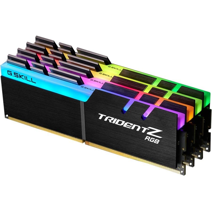 G.SKILL Trident Z RGB RAM Module - 32 GB (4 x 8GB) - DDR4-3200/PC4-25600 DDR4 SDRAM - 3200 MHz - CL16 - 1.35 V