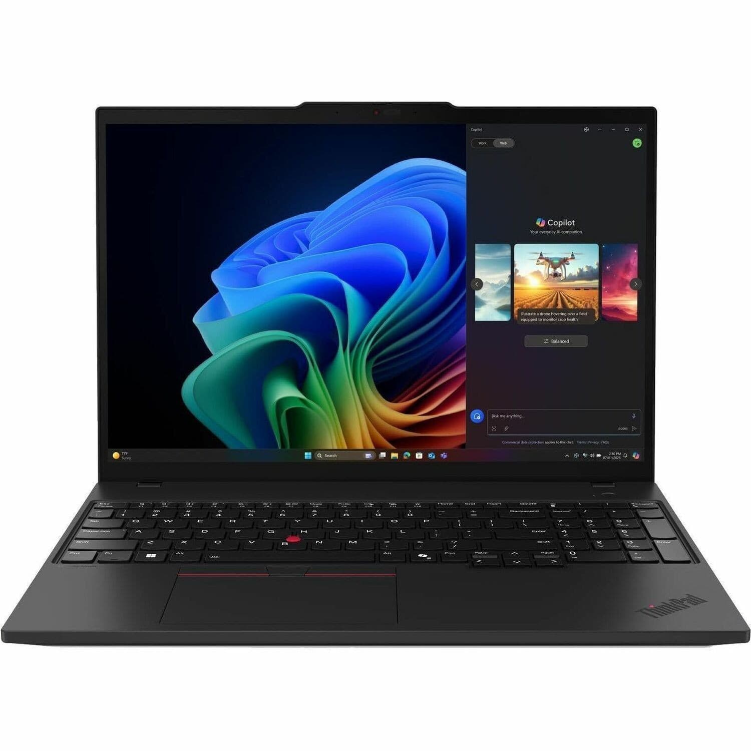 Lenovo ThinkPad T16 Gen 4 21QN0007AU 16" Copilot+ PC Notebook - WUXGA - AMD Ryzen AI 5 PRO 340 - 32 GB - 512 GB SSD - English Keyboard - Black
