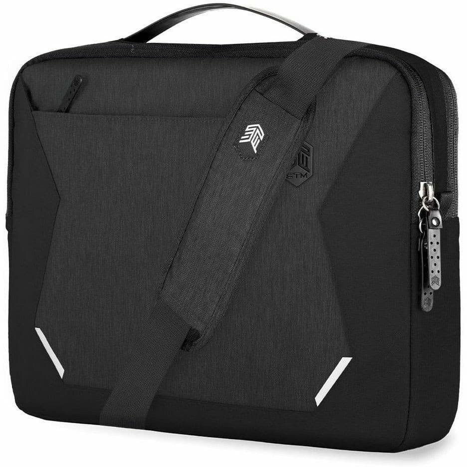 STM Goods Myth Carrying Case (Briefcase) for 33 cm (13") to 35.6 cm (14") Apple MacBook Pro - Magnet Black