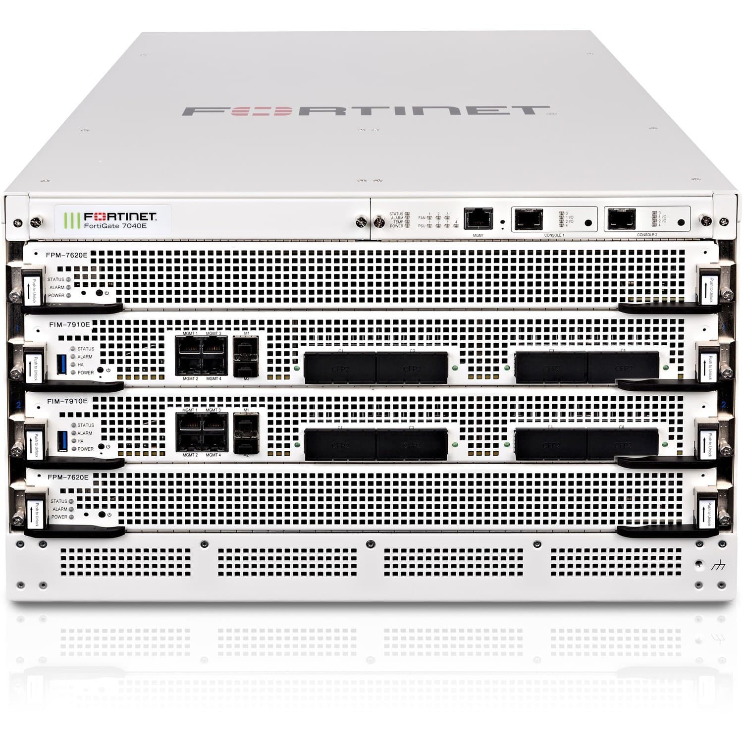 Fortinet FortiGate FG-7040E-8 Firewall Chassis - 1 Year FortiCare Premium and FortiGuard Enterprise Protection