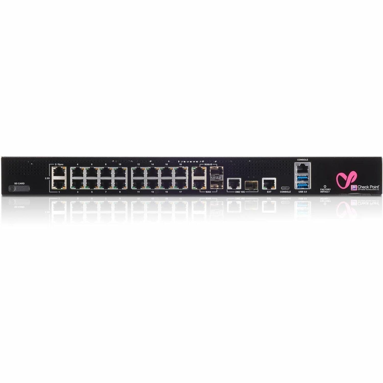 Check Point Quantum Spark 1600 Network Security/Firewall Appliance - 3 Year SNBT Subsc./Co-Premium supp, 3Ys
