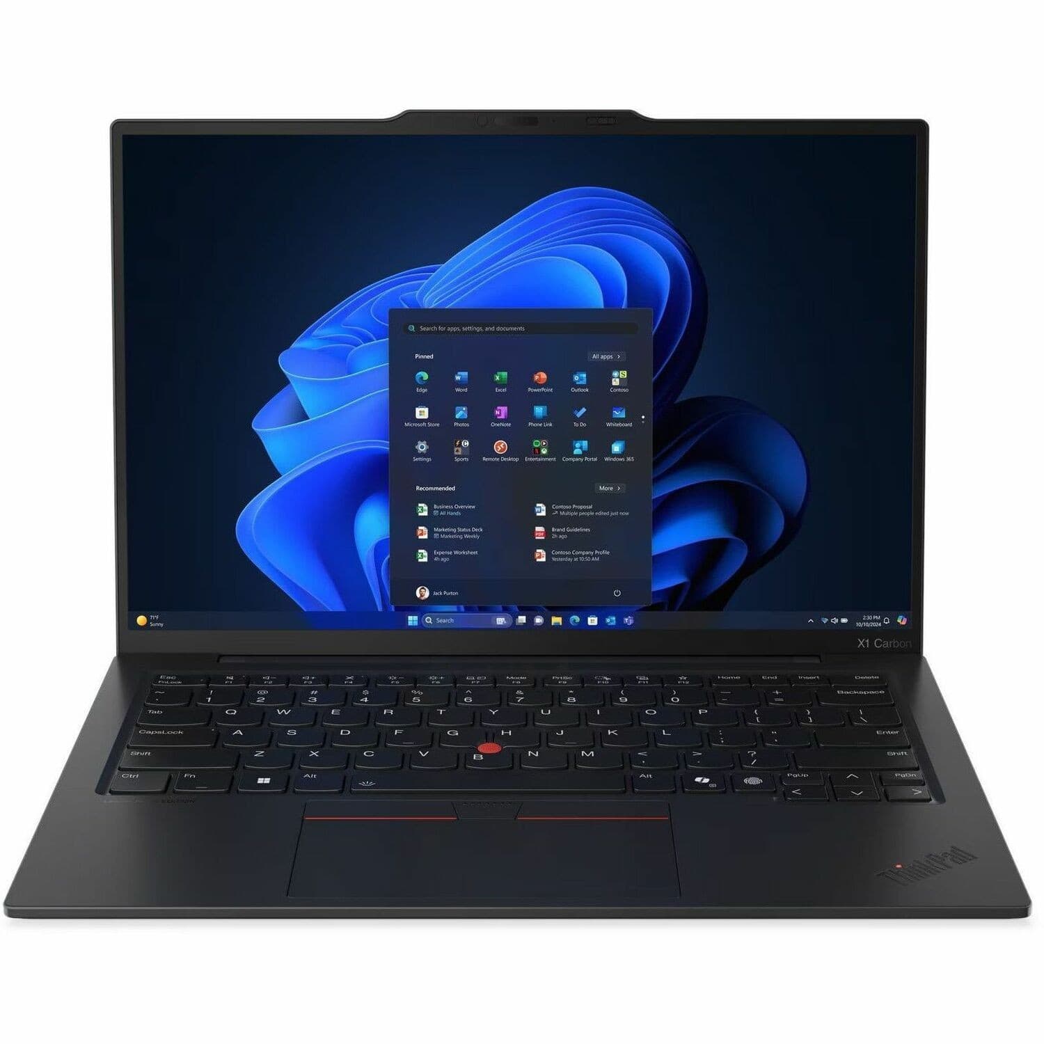 Lenovo ThinkPad X1 Carbon Gen 13 21NS00FAAU 14" Copilot+ PC Ultrabook - 2.8K - Intel Core Ultra 7 258V - Intel Evo Platform - 32 GB - 1 TB SSD - English Keyboard - Black Paint