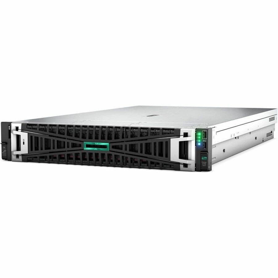 HPE ProLiant DL380 G11 2U Rack Server - 1 x Intel Xeon Silver 4510 2.40 GHz - 64 GB RAM - 960 GB SSD - (2 x 480GB) SSD Configuration - Serial ATA/600 Controller