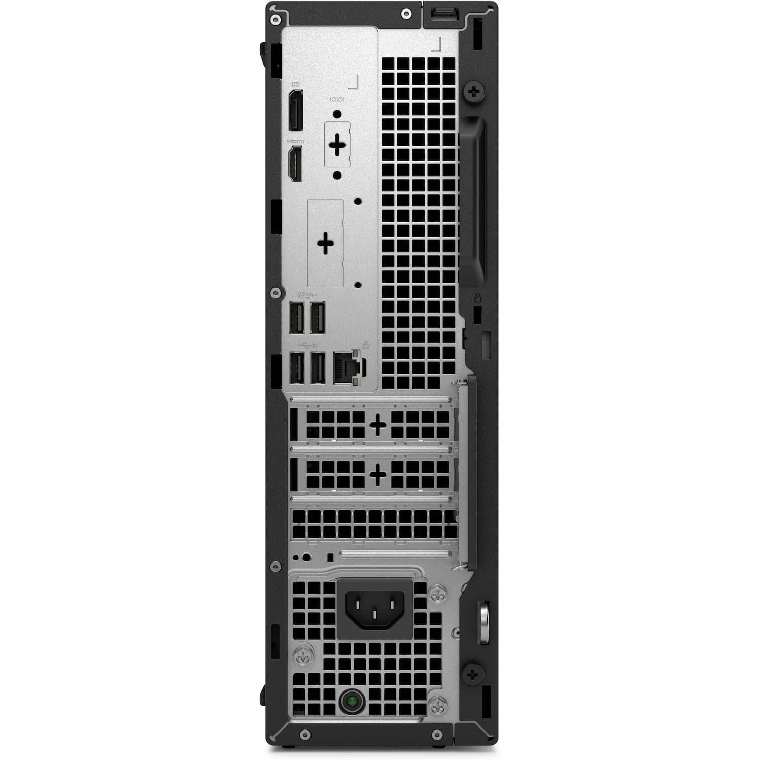 Dell Pro Slim QCS1255 Desktop Computer - AMD Ryzen 5 Ryzen 8000 Series 8500G - 16 GB - 512 GB PCI Express NVMe 4.0 SSD - Slim PC - Standard Black
