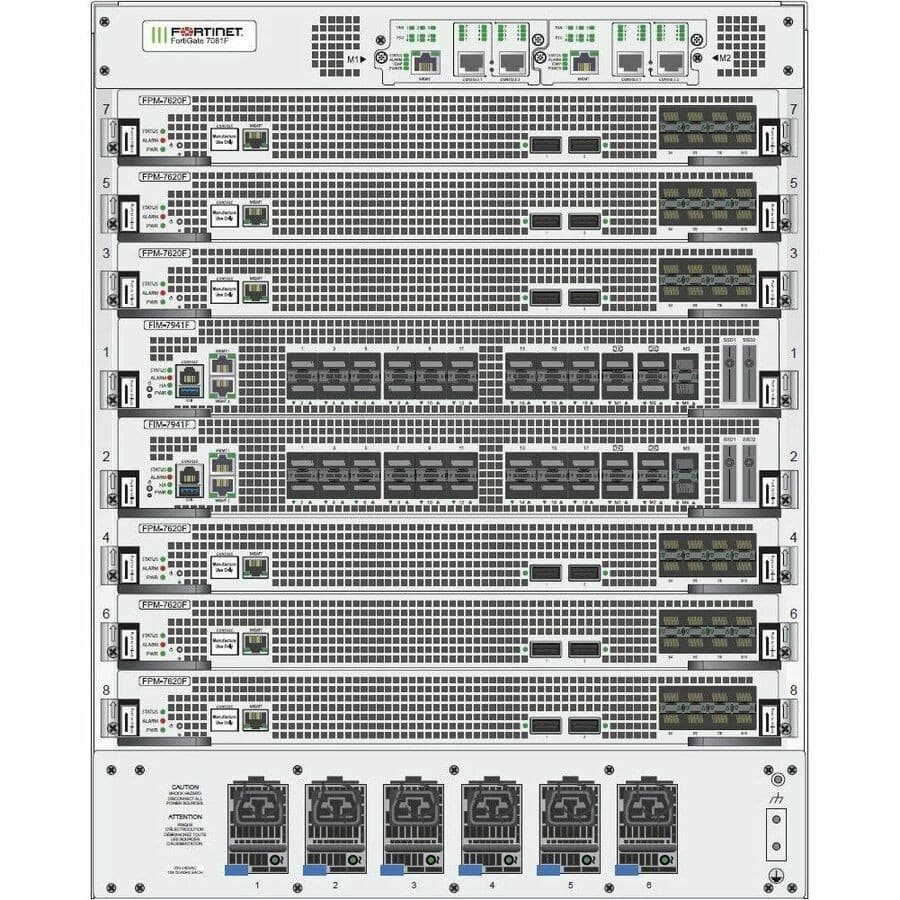 Fortinet FortiGate FG-7081F-2 Network Security Appliance - 3 Year FortiCare Premium and FortiGuard Unified Threat Protection (UTP)