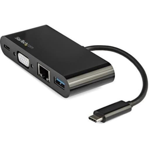 StarTech.com USB Type C Docking Station for Projector - 60 W - Black