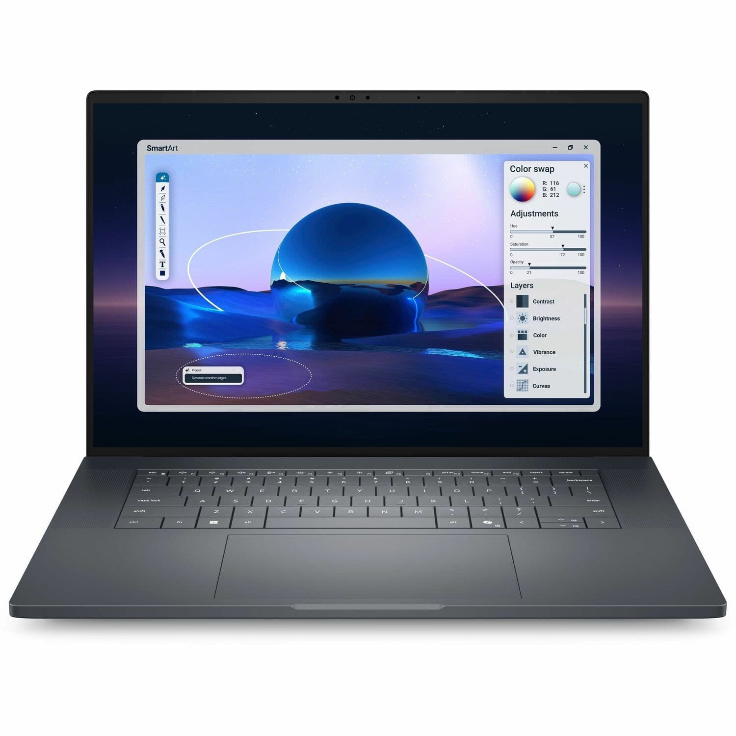 Dell Pro Max Premium MA16250 16" Mobile Workstation - Full HD Plus - 120 Hz - Intel Core Ultra 7 265H - vPro Technology - 32 GB - 1 TB SSD - English (US) Keyboard - Magnetite