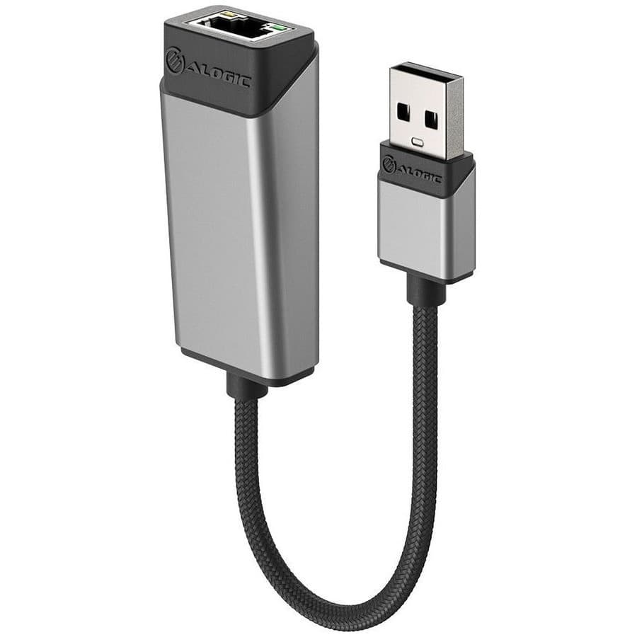 Alogic Ultra Gigabit Ethernet Card for Computer, Notebook, Mac - 10/100/1000Base-T - Portable