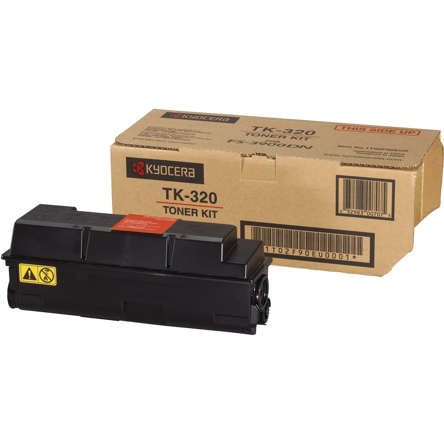 Kyocera TK 320 Original Laser Toner Cartridge - Black - 1 Pack