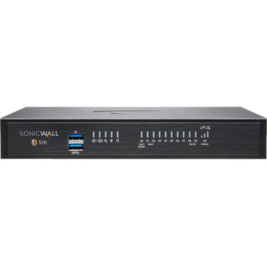SonicWall TZ570P Network Security/Firewall Appliance - 1 Year 8x5 Support - TAA Compliant