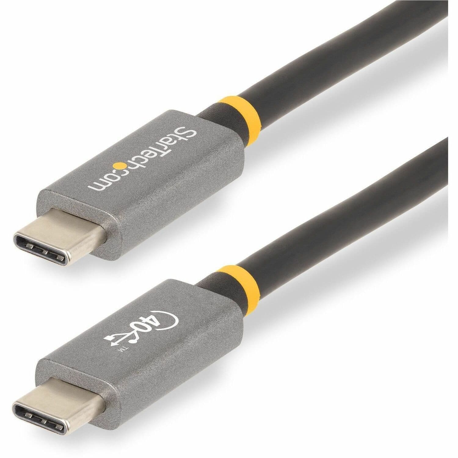 StarTech.com 3ft (1m) USB4 Cable, USB-IF Certified USB-C Cable, 40 Gbps, 100W, 8K 60Hz, Compatible w/Thunderbolt 4/3/USB 3.2, USB Type-C