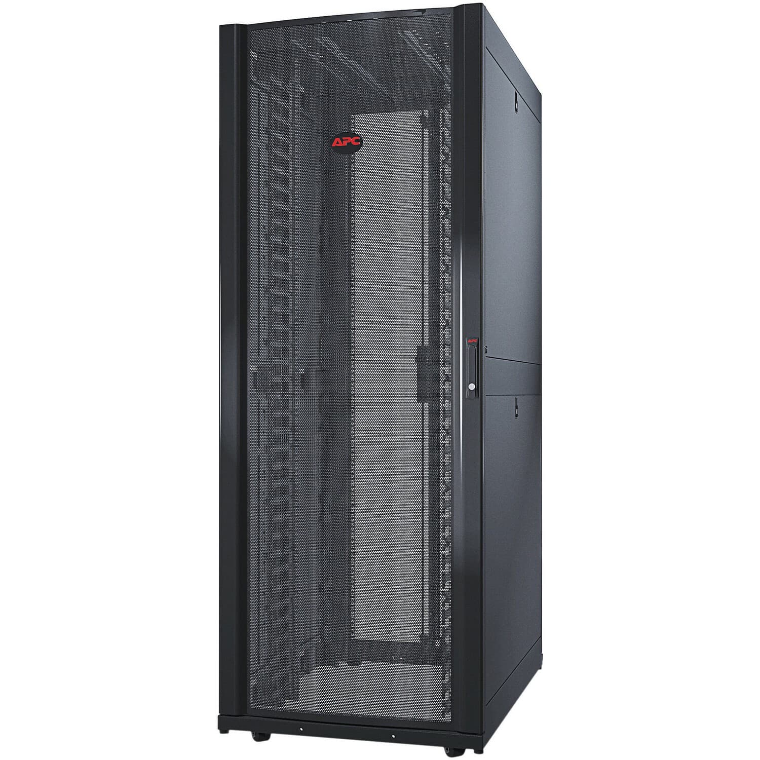 APC by Schneider Electric NetShelter SX 42U Floor Standing Rack Cabinet for Networking, Airflow System - 482.60 mm Rack Width - Black - TAA Compliant