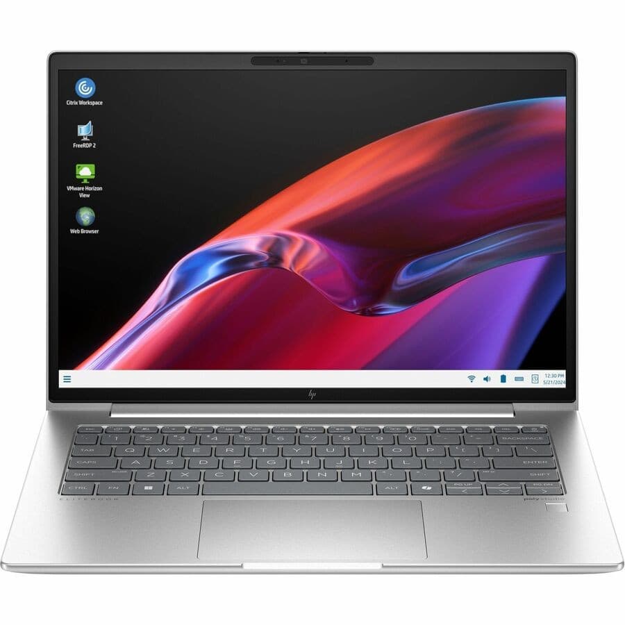 HP Elite mt645 G8 14" Thin Client Notebook - WUXGA - AMD Ryzen 3 7335U - 16 GB - 256 GB SSD - Smart Card Reader - Pike Silver