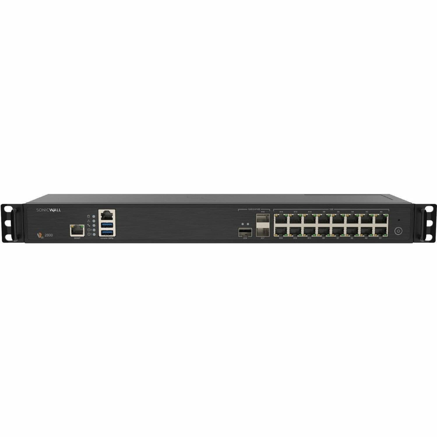 SonicWall NSa 2800 Network Security/Firewall Appliance - 1 Year TOTAL SECURE ADVANCED EDITION