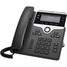 Cisco 7841 IP Phone - Corded - Corded - Tabletop - Black - TAA Compliant