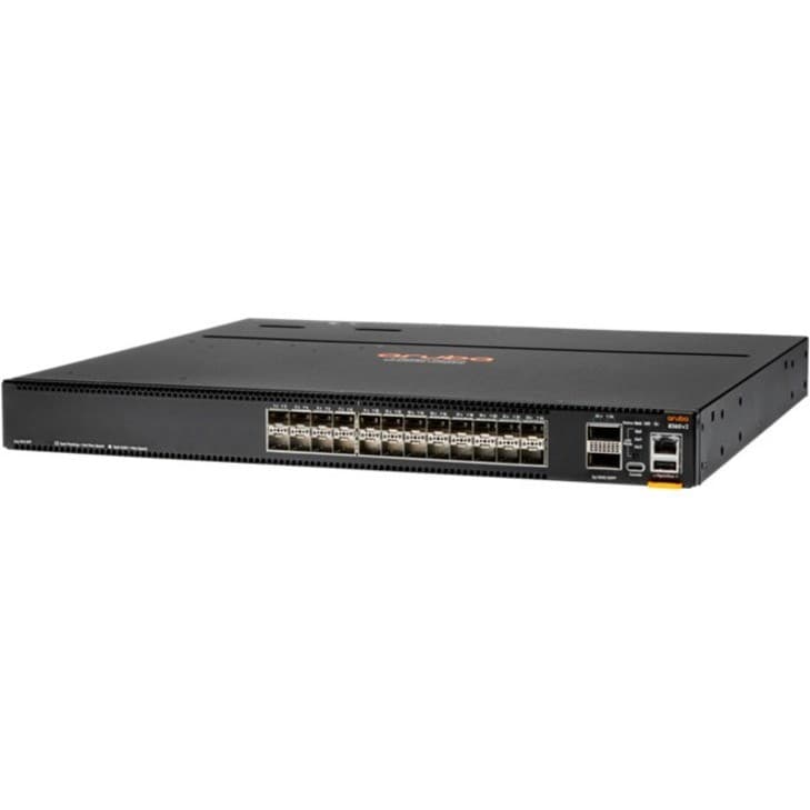 HPE CX 8360 8360v2- 24XF2C Manageable Ethernet Switch - 10 Gigabit Ethernet, 100 Gigabit Ethernet - 10GBase-X, 100GBase-X - TAA Compliant