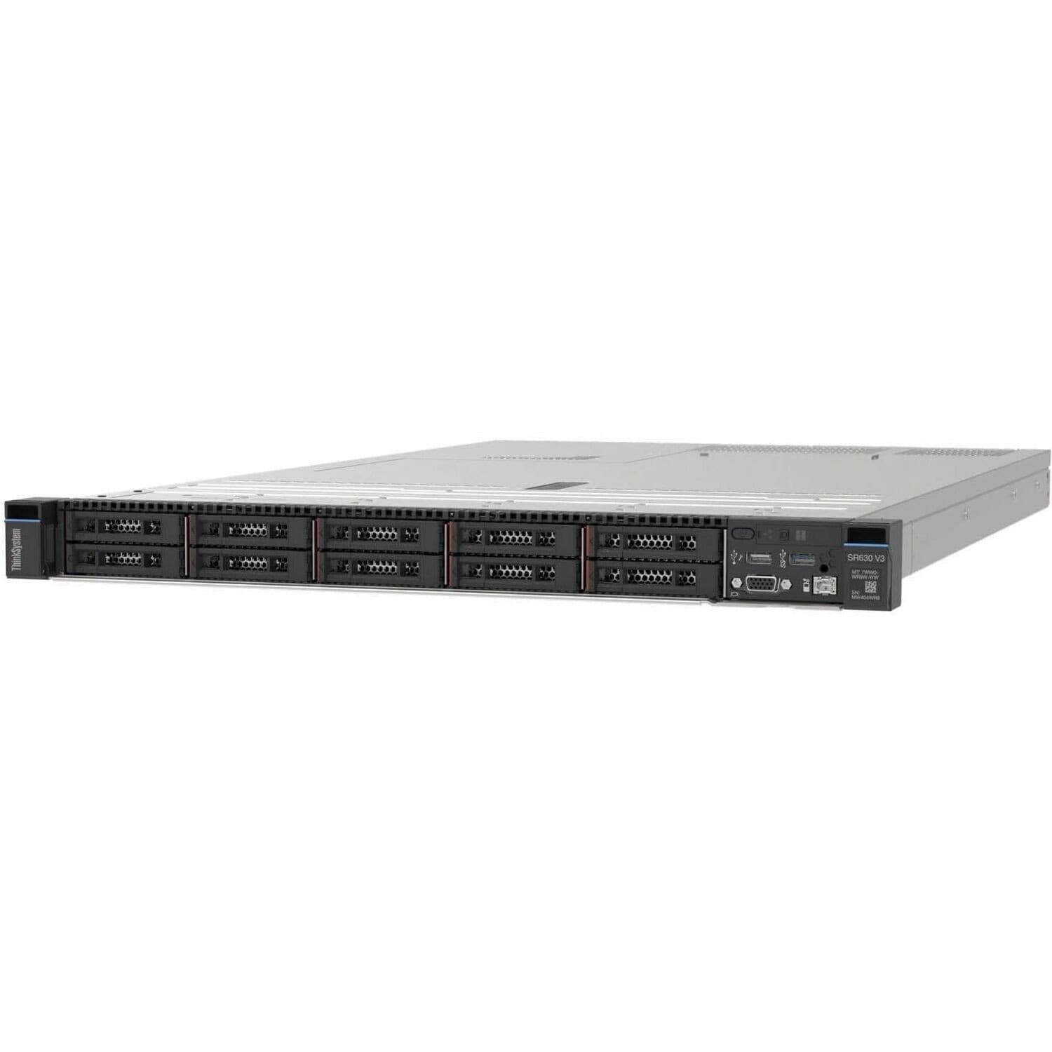 Lenovo ThinkSystem SR630 V3 7D73A04KAU 1U Rack Server - 1 Xeon Silver 4514Y 2 GHz - 32 GB RAM