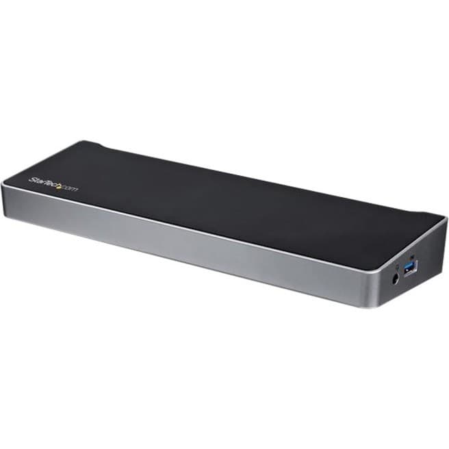 StarTech.com Triple Monitor USB 3.0 Docking Station for Laptops - Mac & Windows - USB Fast Charge Port - Up to 4K - USB3DOCKH2DP