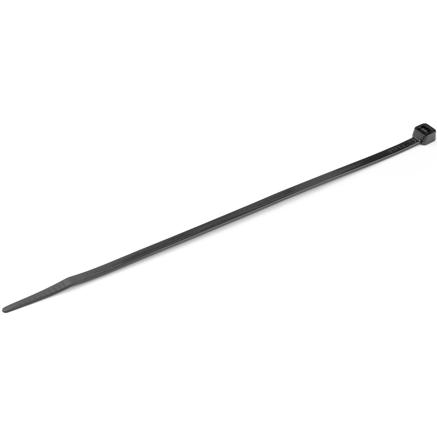 StarTech.com 1000 Pack 8" Cable Ties - Black Large Nylon/Plastic Zip Ties Adjustable Network Cable Wraps UL TAA