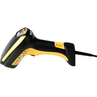 Datalogic PowerScan PD9130-K2 Handheld Barcode Scanner Kit - Cable Connectivity - Yellow