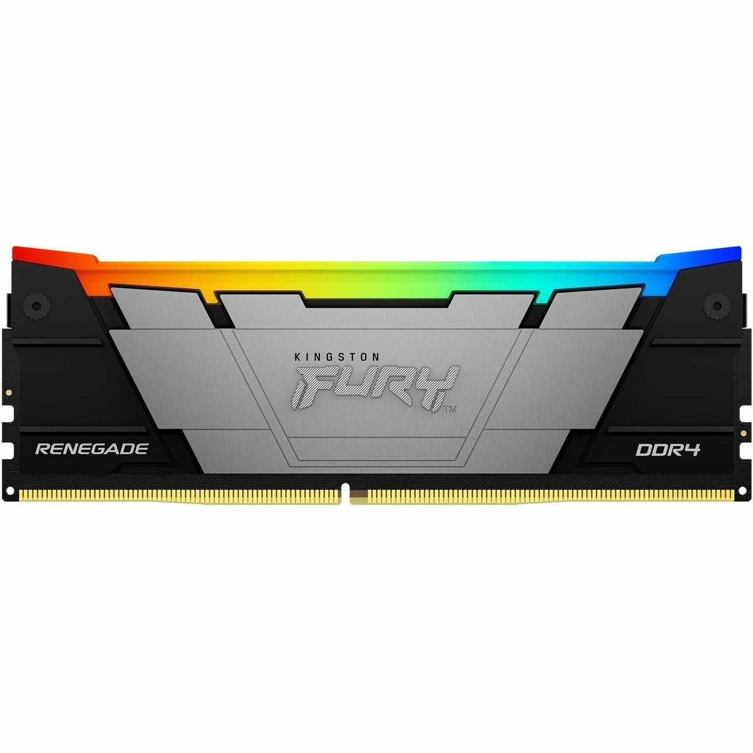 Kingston FURY Renegade RAM Module for Motherboard - 32 GB (2 x 16GB) - RGB - DDR4-3200/PC4-25600 DDR4 SDRAM - 3200 MHz Dual-rank Memory - CL16 - 1.35 V