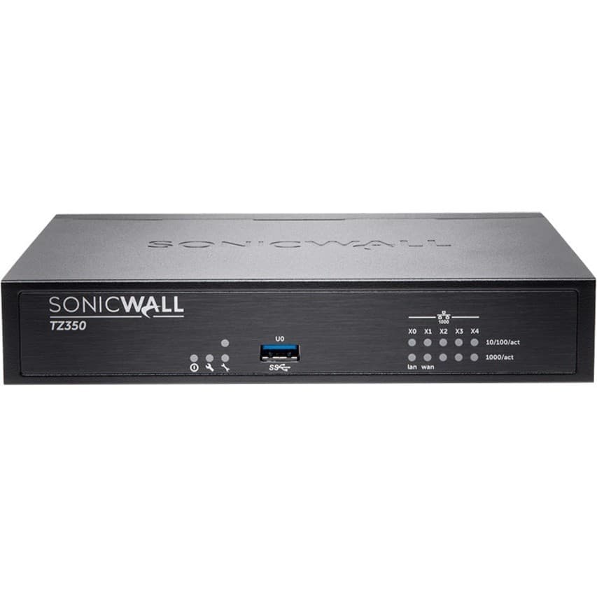 SonicWall TZ350 Network Security/Firewall Appliance - 1 Year TotalSecure - TAA Compliant