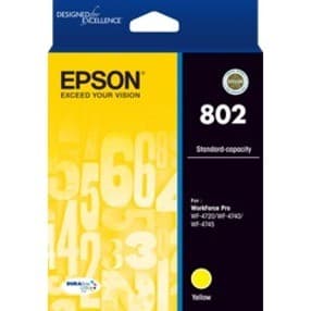 Epson DURABrite Ultra 802 Original Standard Yield Inkjet Ink Cartridge - Yellow Pack