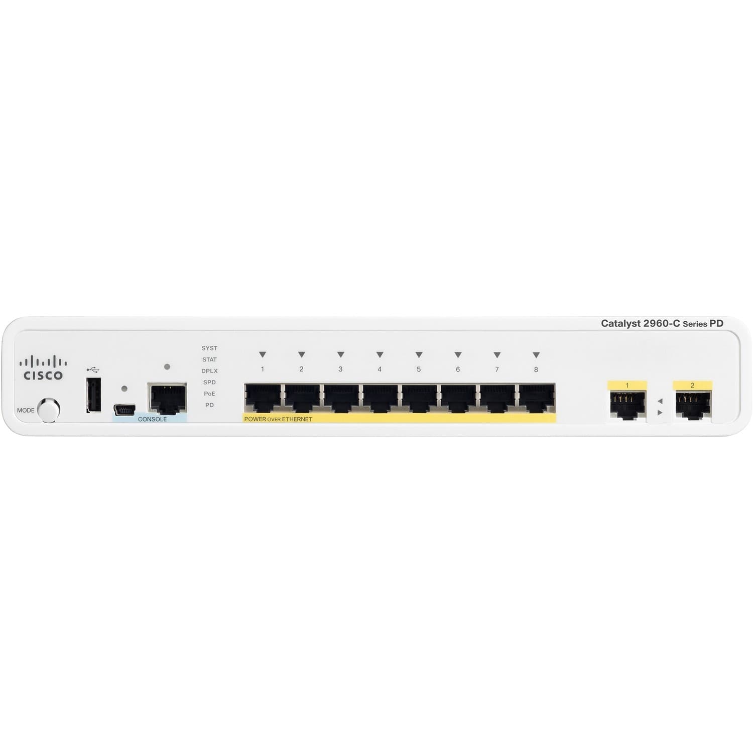 Cisco Catalyst 2960-C WS-C2960C-12PC-L 12 Ports Manageable Ethernet Switch - Gigabit Ethernet, Fast Ethernet - 10/100/1000Base-T, 10/100Base-TX