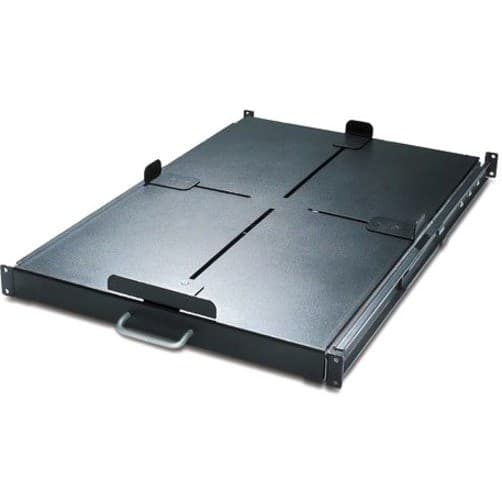 APC by Schneider Electric &acirc;&euro;?AR8128BLK 1U Rack-mountable Rack Shelf - 482.60 mm Rack Width - Black